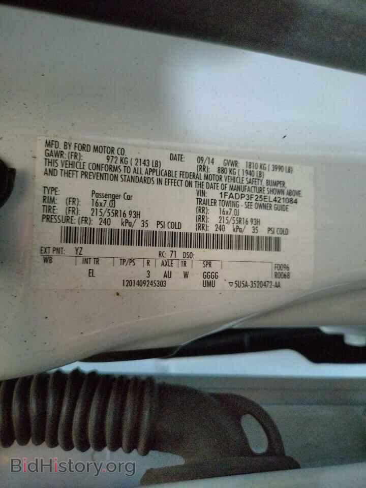 2014 FORD FOCUS - VIN: 1FADP3F25EL421084 - Photo 10