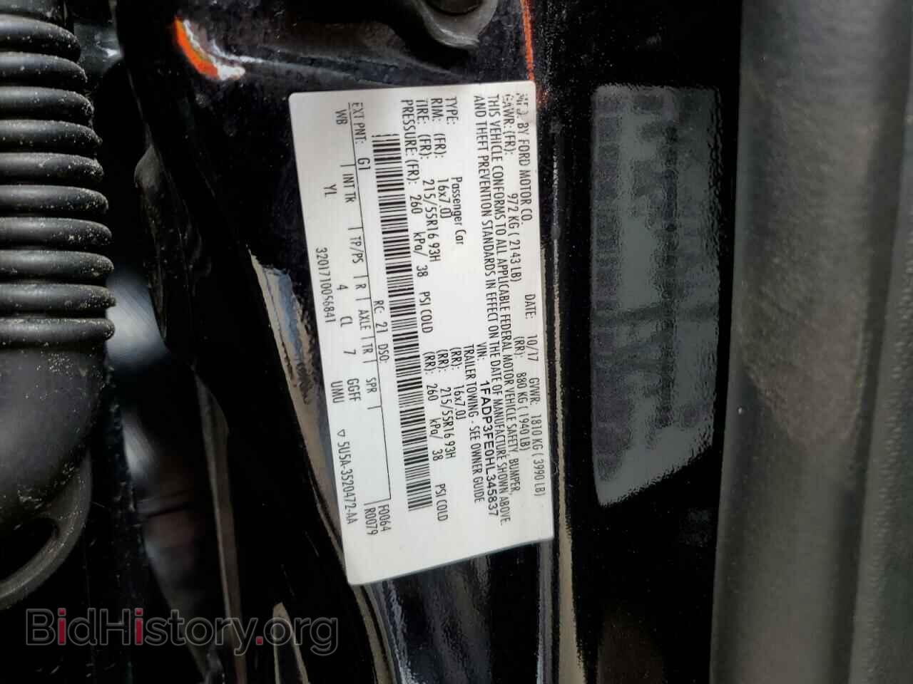 2017 FORD FOCUS - VIN: 1FADP3FE0HL345837 - Photo 12
