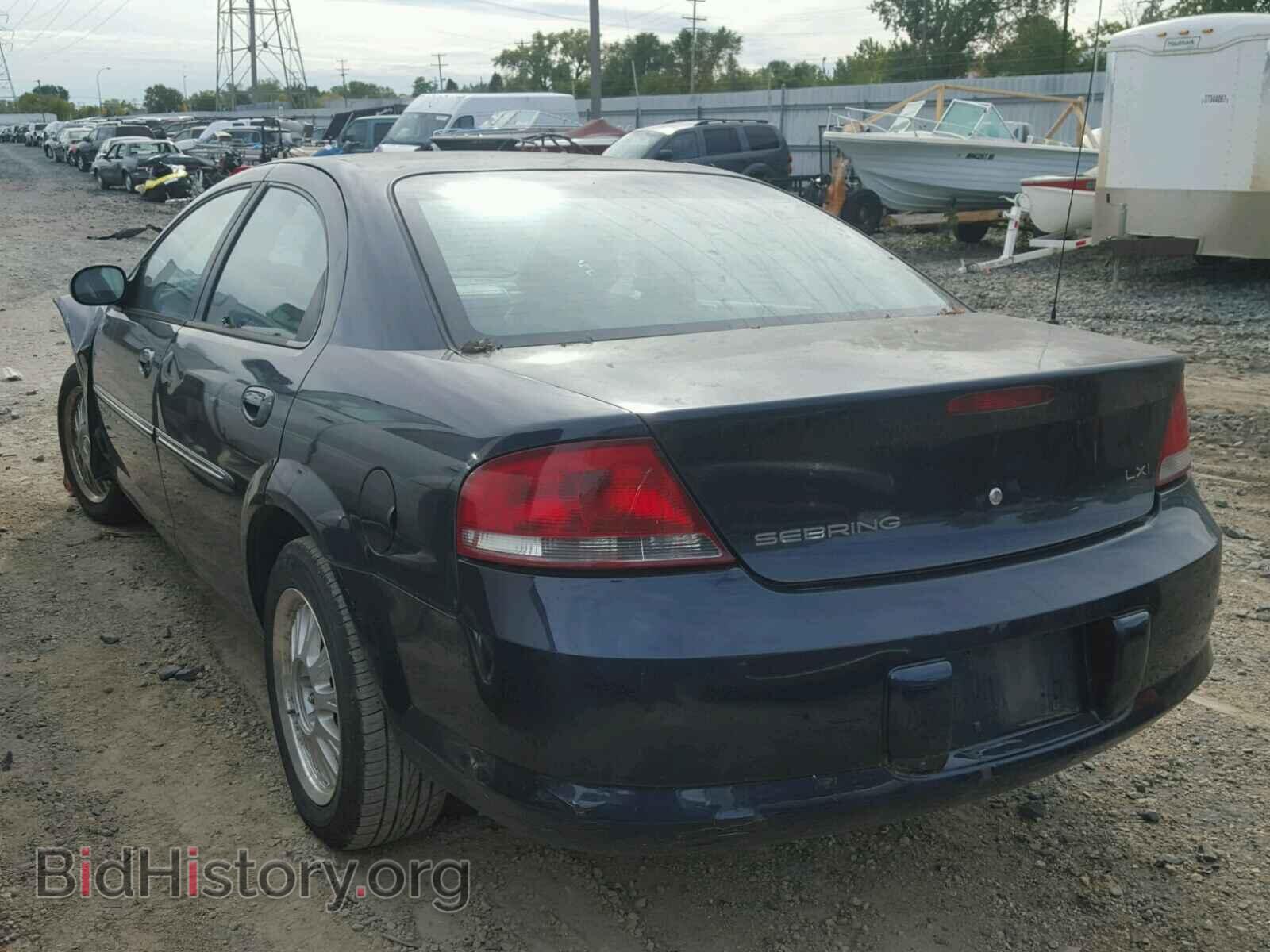 2001 CHRYSLER SEBRING - VIN: 1C3EL56U71N515445 - Фото 3