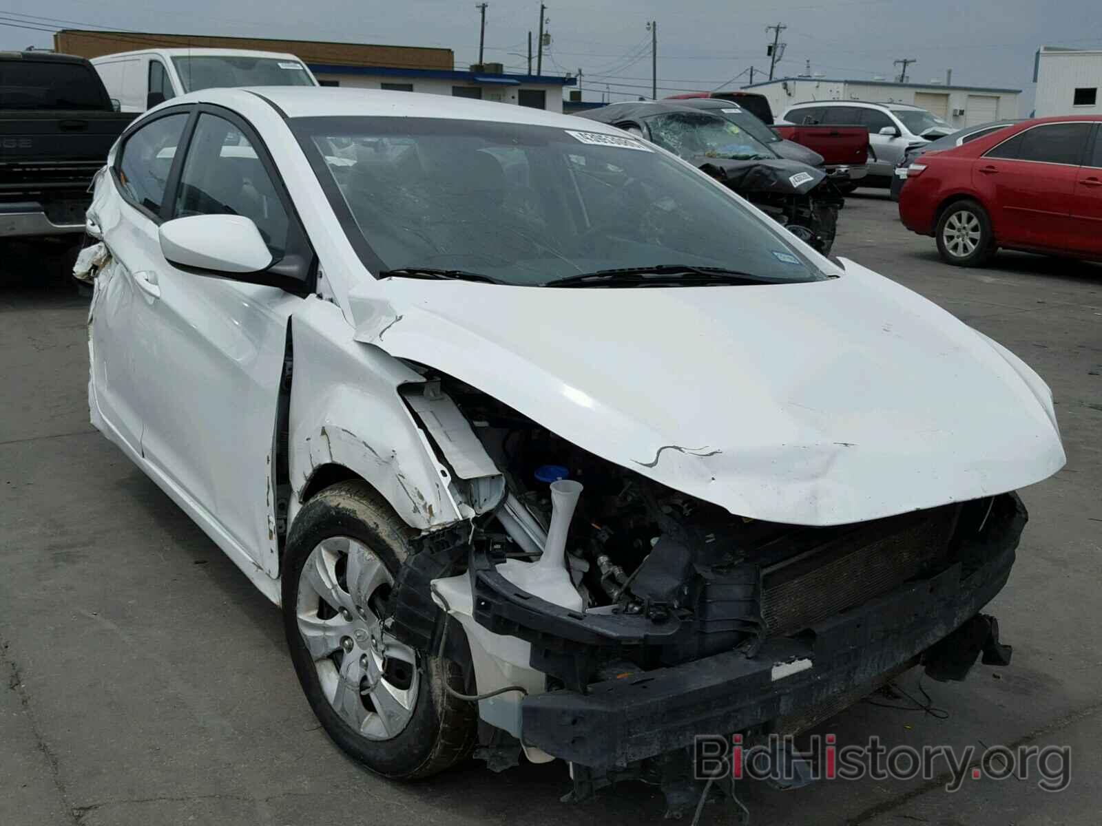 Photo 5NPDH4AE3GH695258 - HYUNDAI ELANTRA 2016