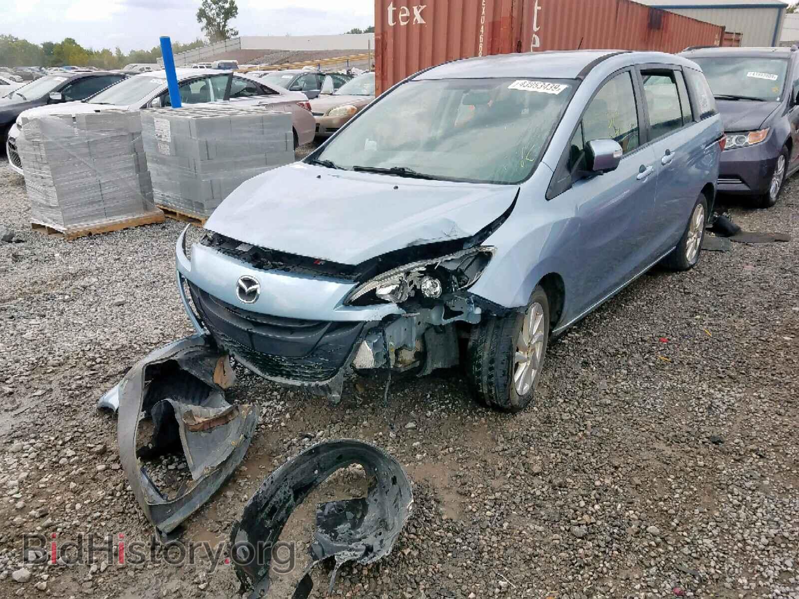 2013 MAZDA 5 - VIN: JM1CW2BL7D0147971 - Фото 2