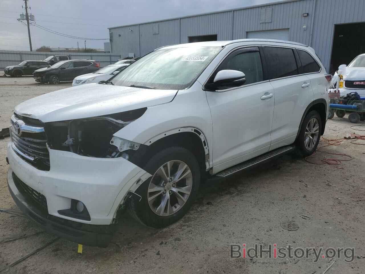 Photo 5TDKKRFH2FS100241 - TOYOTA HIGHLANDER 2015