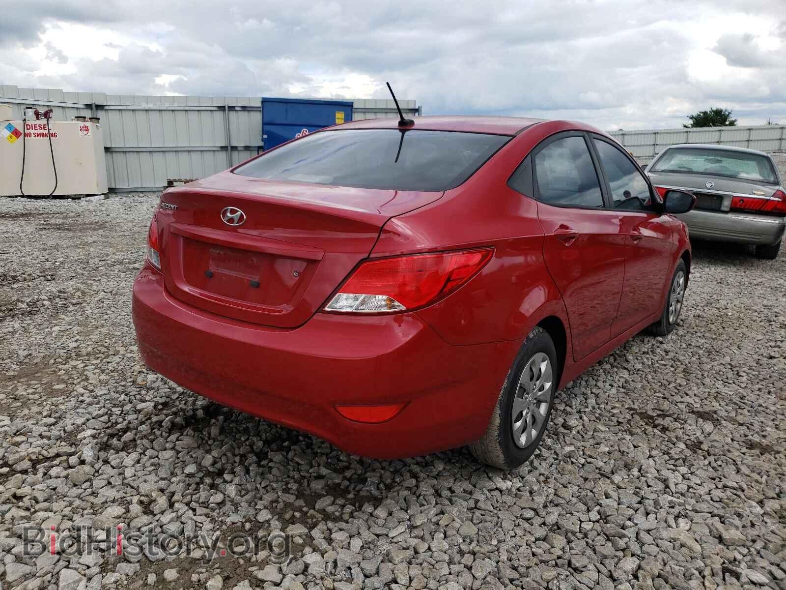 2016 HYUNDAI ACCENT - VIN: KMHCT4AE8GU150619 - Фото 4