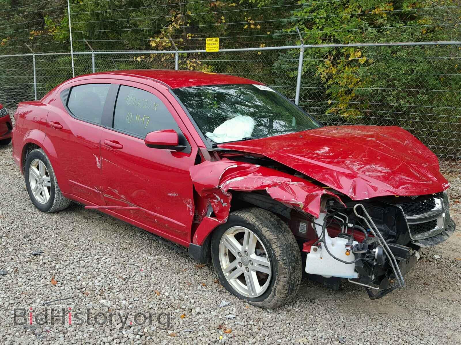 Photo 1C3CDZCB4CN185197 - DODGE AVENGER 2012