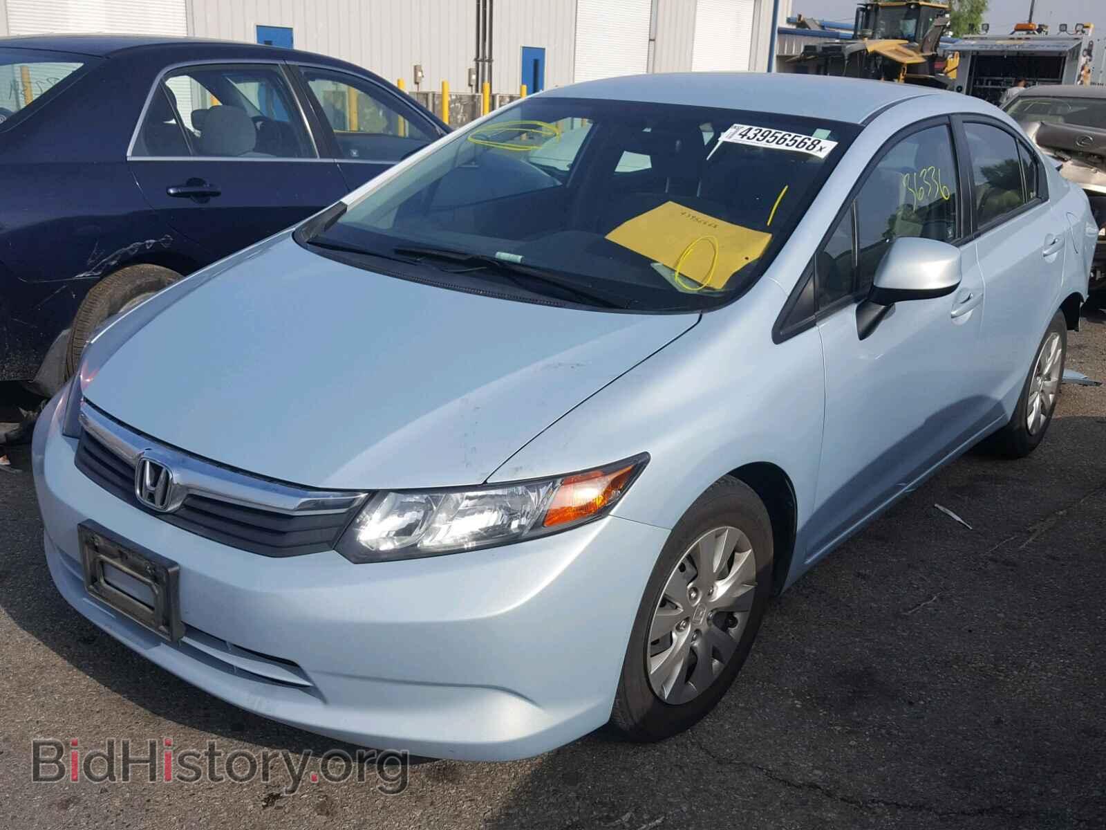 2012 HONDA CIVIC LX - VIN: 19XFB2F5XCE362500 - Фото 2