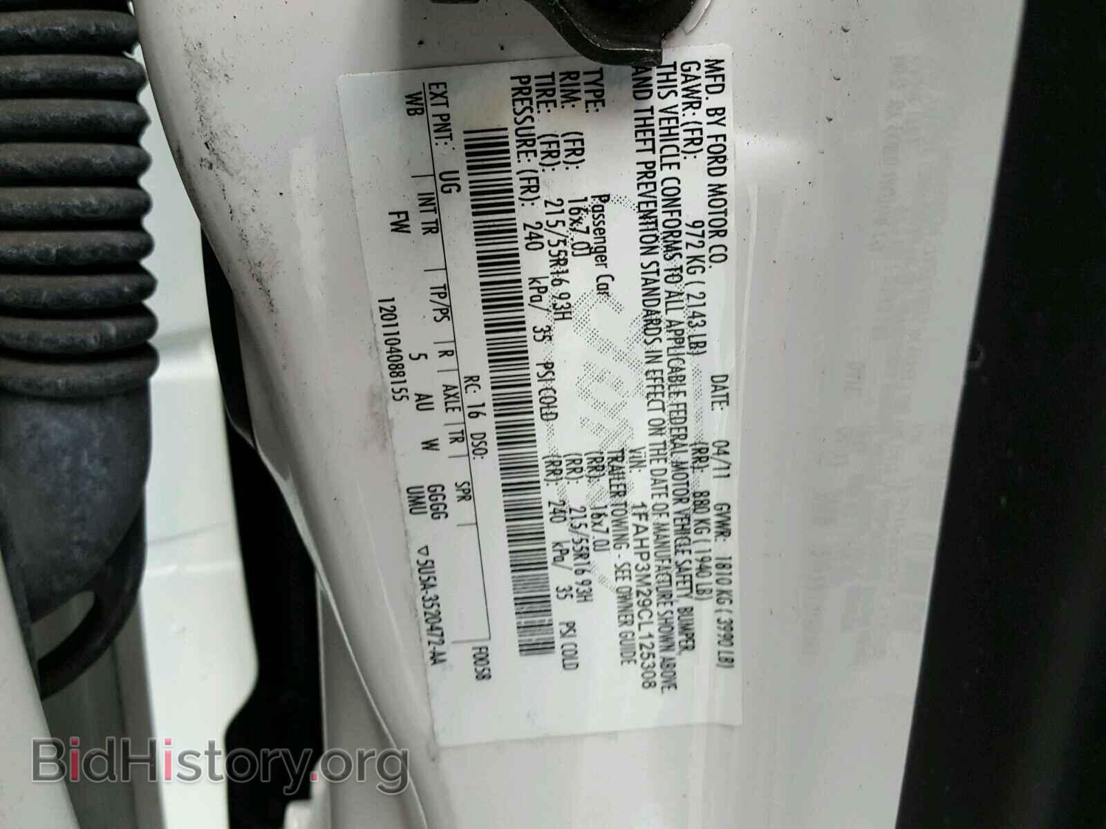 2012 FORD FOCUS - VIN: 1FAHP3M29CL125308 - Photo 10