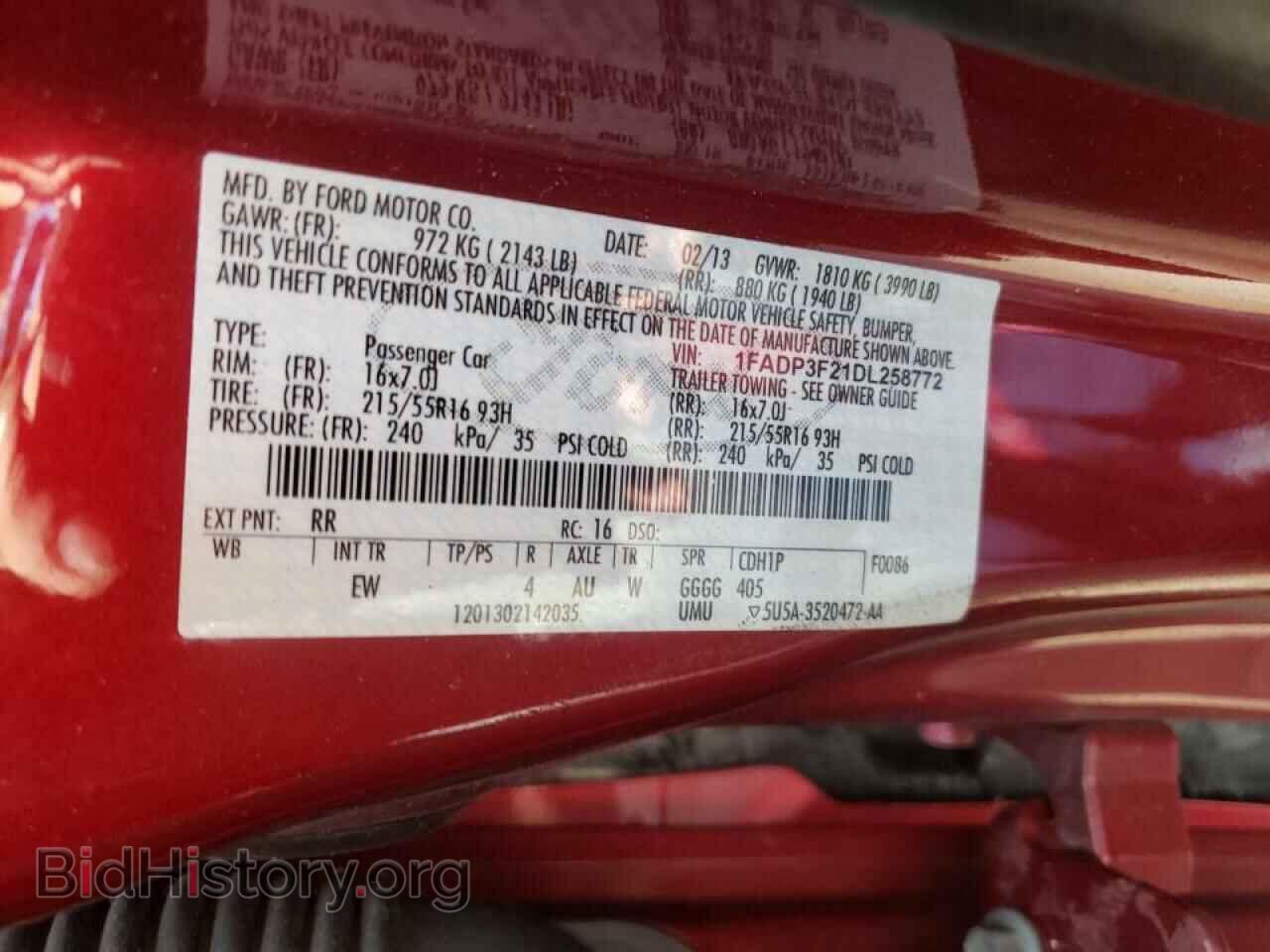 2013 FORD FOCUS - VIN: 1FADP3F21DL258772 - Photo 10