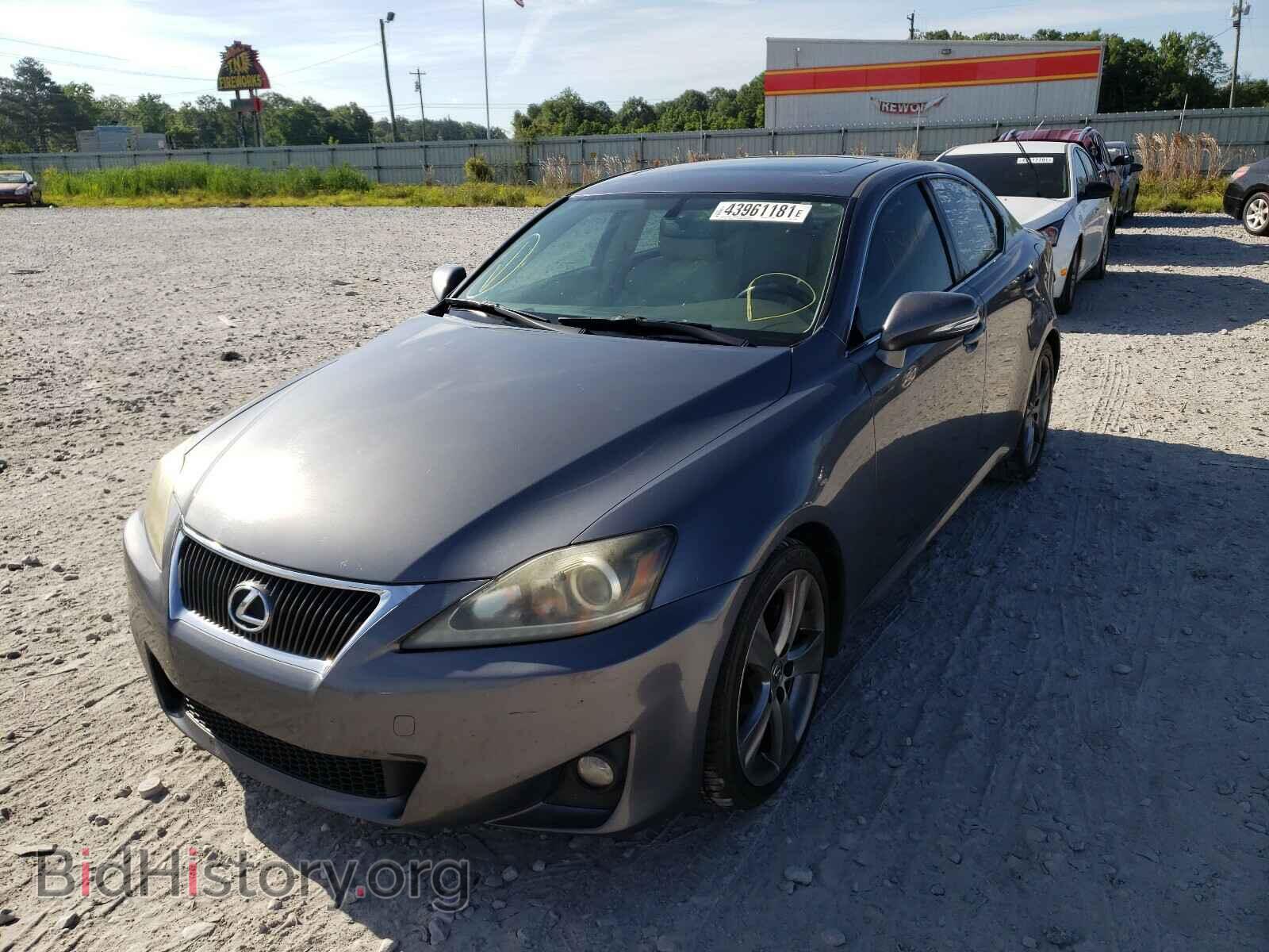 2012 LEXUS IS - VIN: JTHBF5C23C2102353 - Фото 2