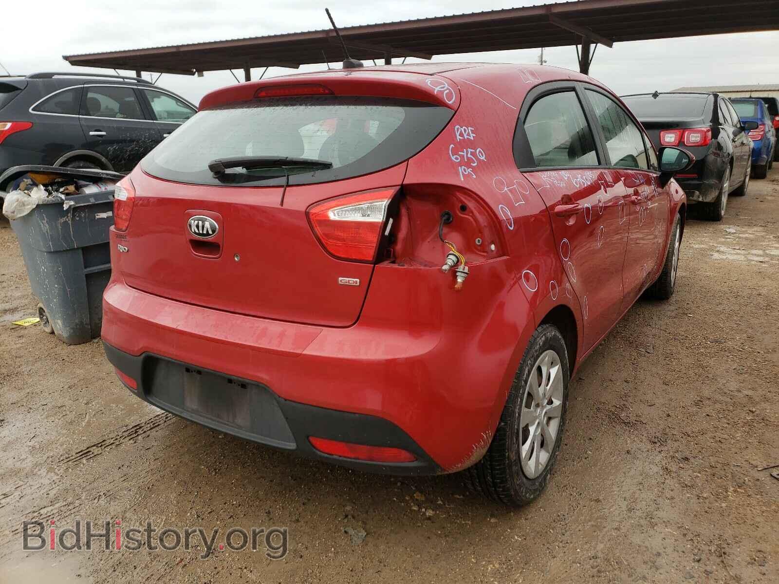 2013 KIA RIO - VIN: KNADM5A38D6172109 - Фото 4