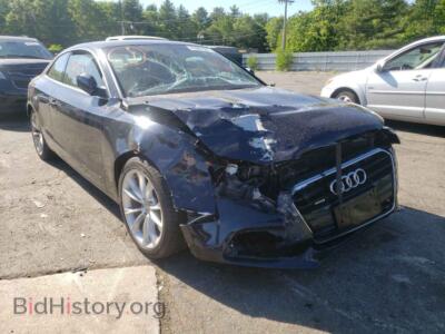 2014 Audi A5 A5 PREMIUM, black — VIN WAUCFAFR7EA058998, Copart
