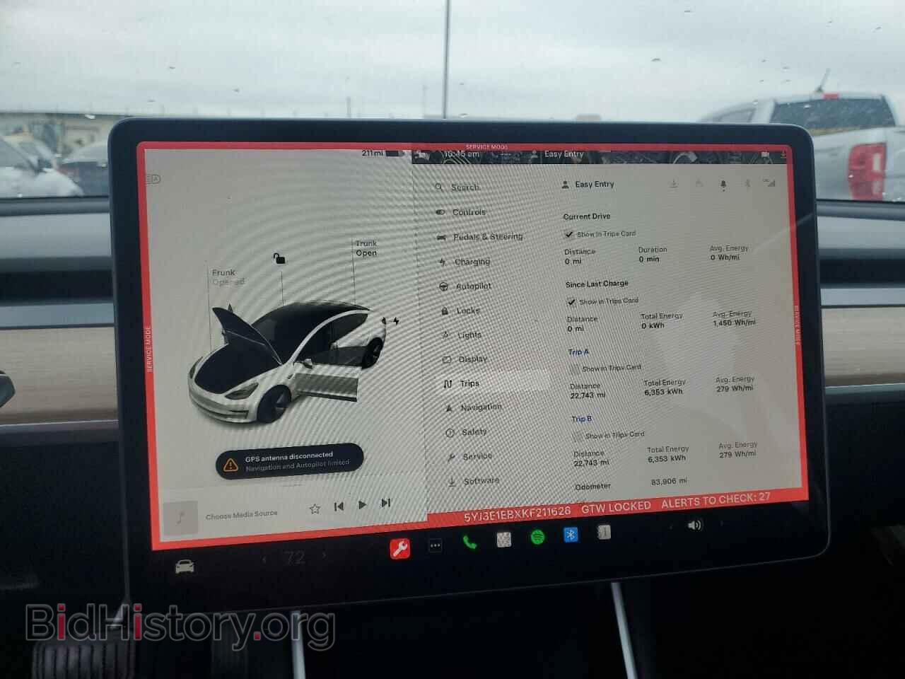 2019 TESLA MODEL 3 - VIN: 5YJ3E1EBXKF211628 - Фото 9