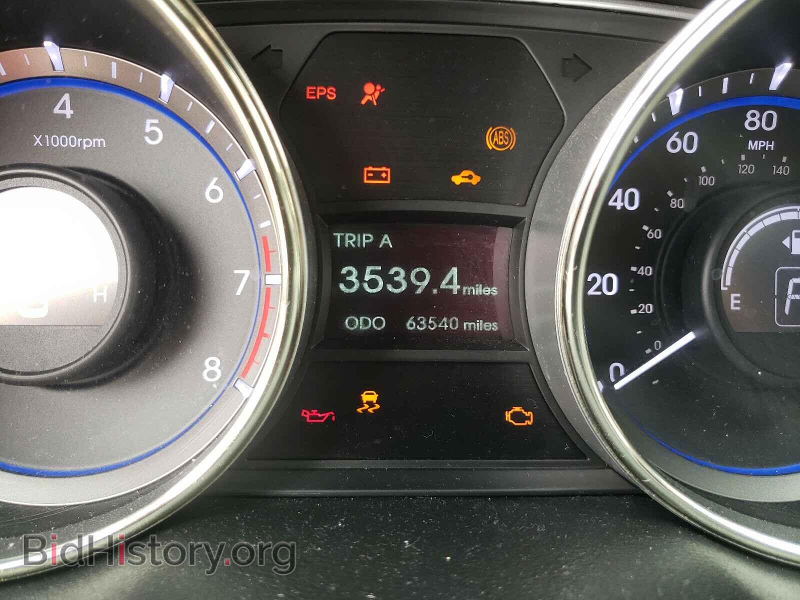 2013 HYUNDAI SONATA - VIN: 5NPEC4AC2DH510923 - Фото 8