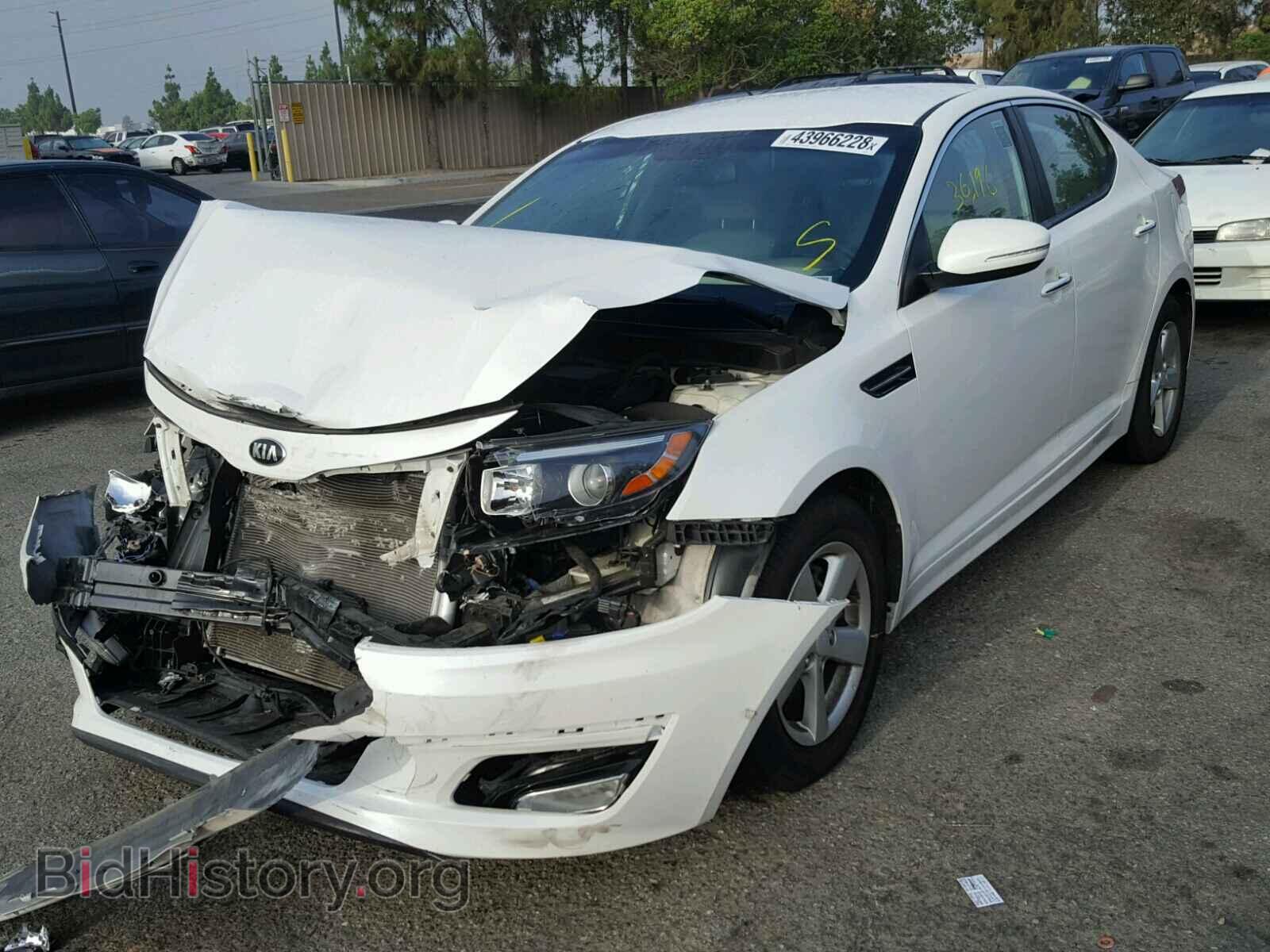 2015 KIA OPTIMA - VIN: KNAGM4A75F5568792 - Фото 2