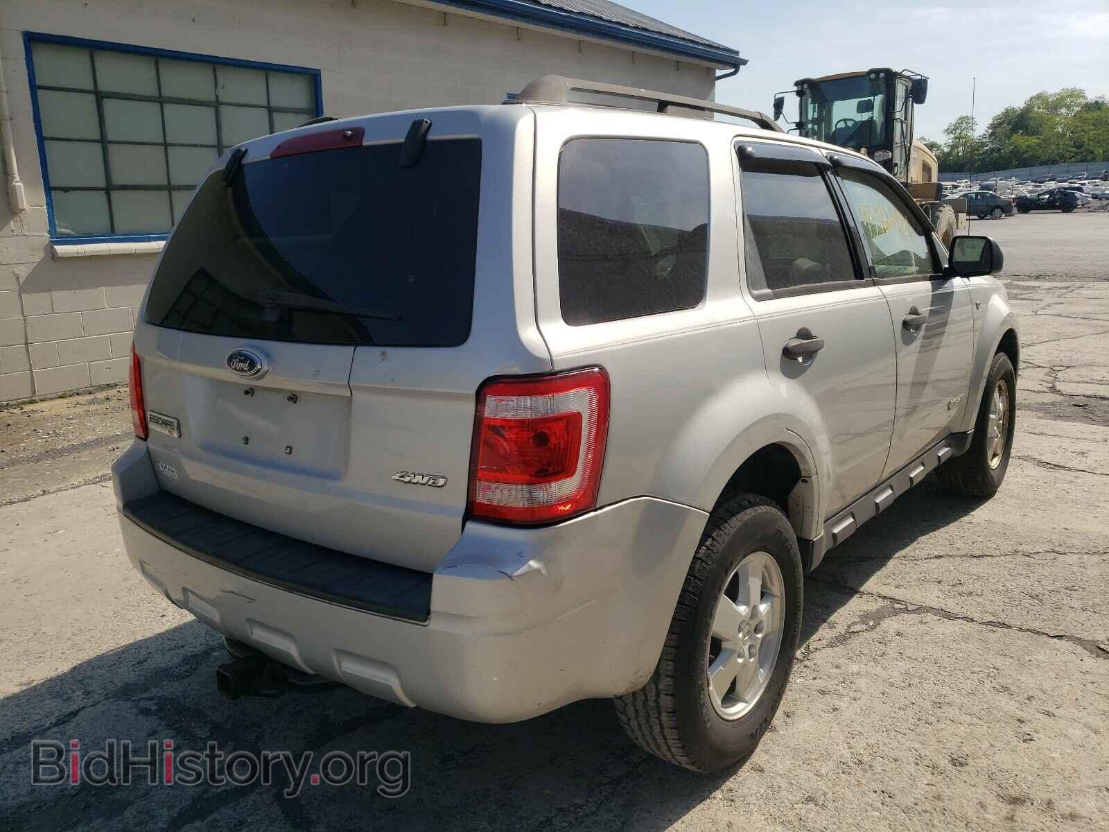 2008 FORD ESCAPE - VIN: 1FMCU93158KD49516 - Фото 4