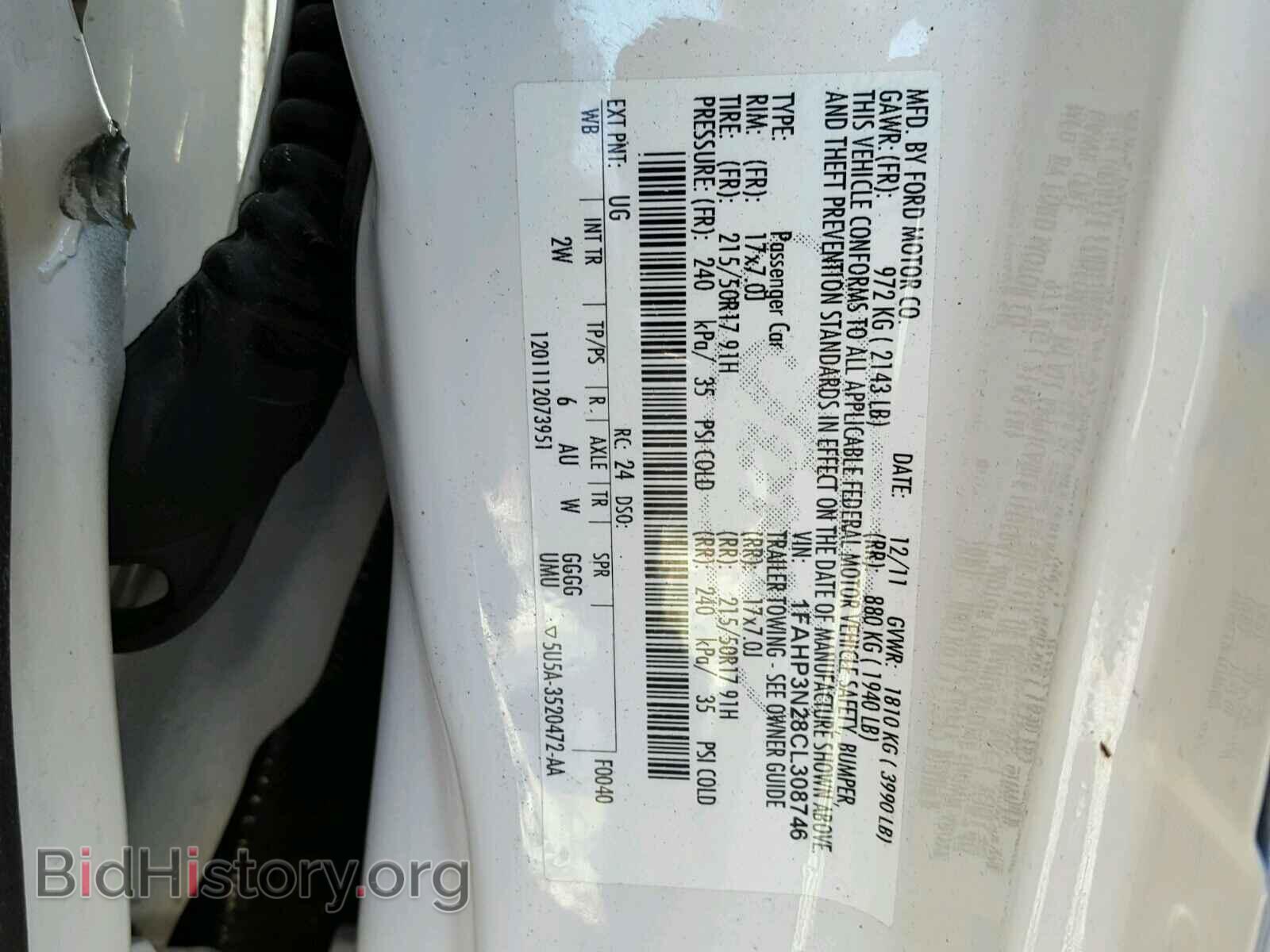 2012 FORD FOCUS - VIN: 1FAHP3N28CL308746 - Photo 10