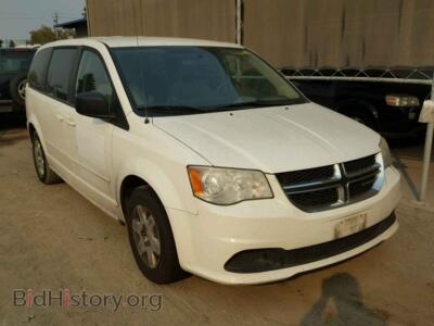 2011 Dodge CARAVAN Grand Cara, белый — VIN 2D4RN4DG4BR658617, Copart