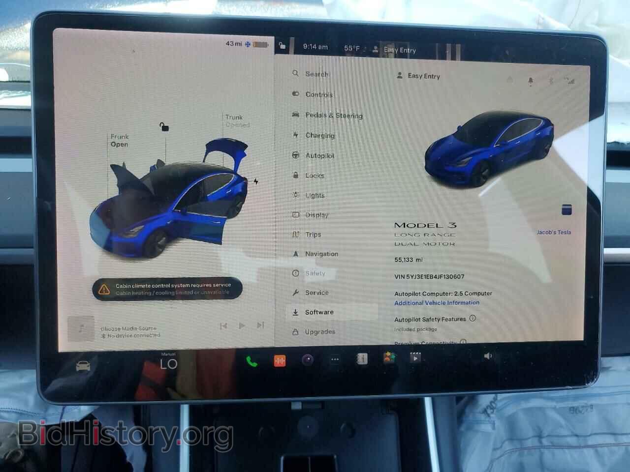 2018 TESLA MODEL 3 - VIN: 5YJ3E1EB4JF130607 - Photo 9