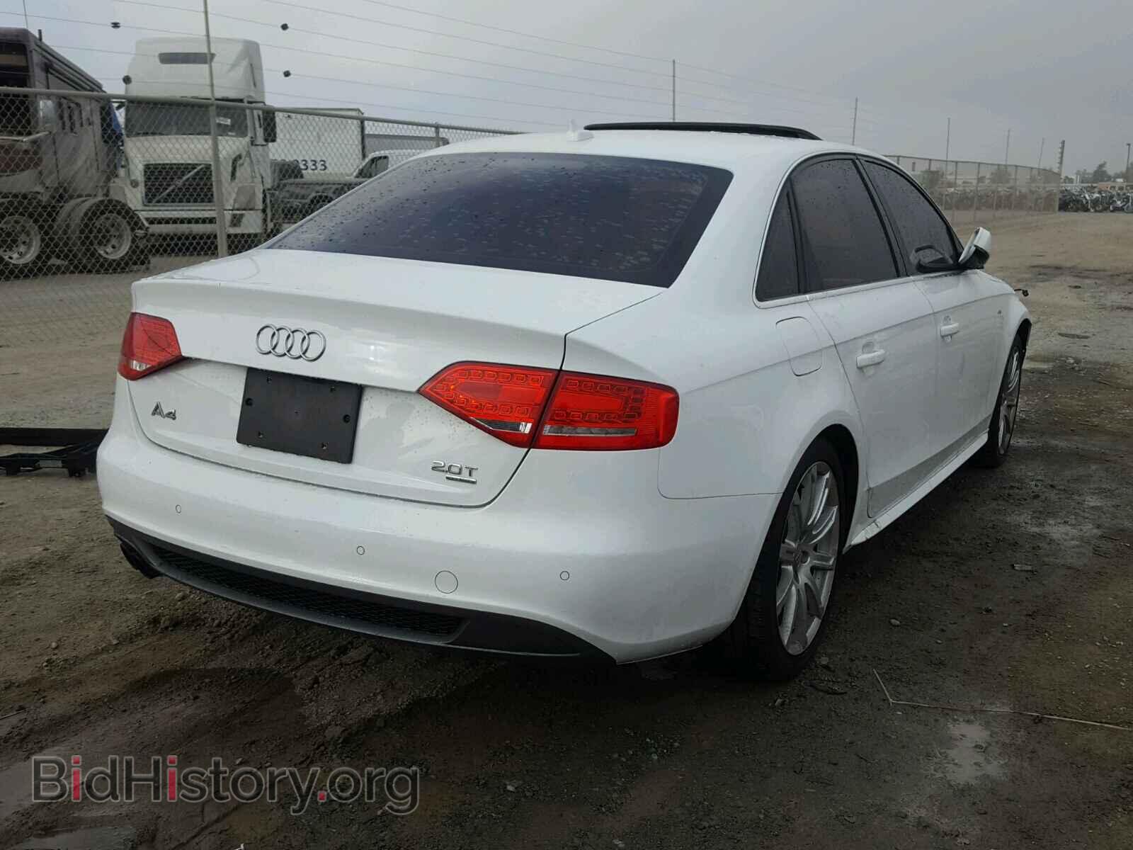 2012 AUDI A4 - VIN: WAUFFAFLXCN006036 - Photo 4