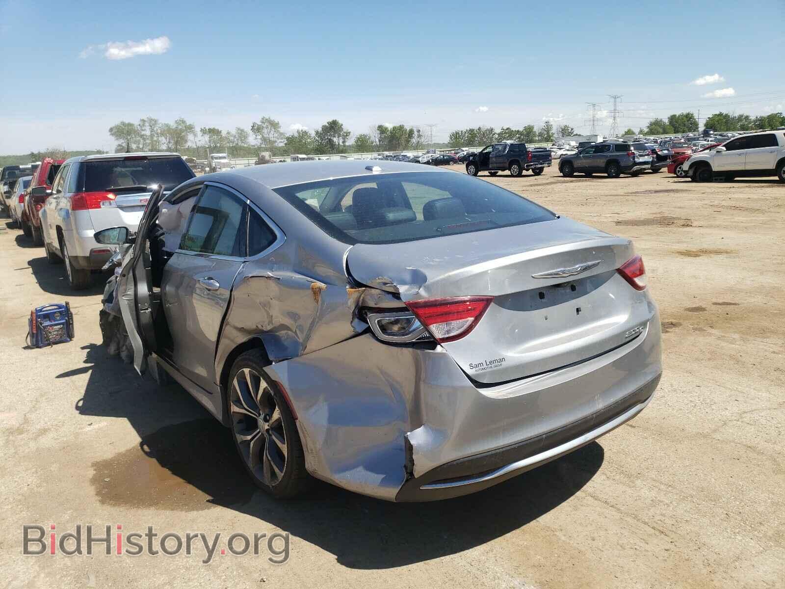 2015 CHRYSLER 200 - VIN: 1C3CCCCB2FN610128 - Фото 3