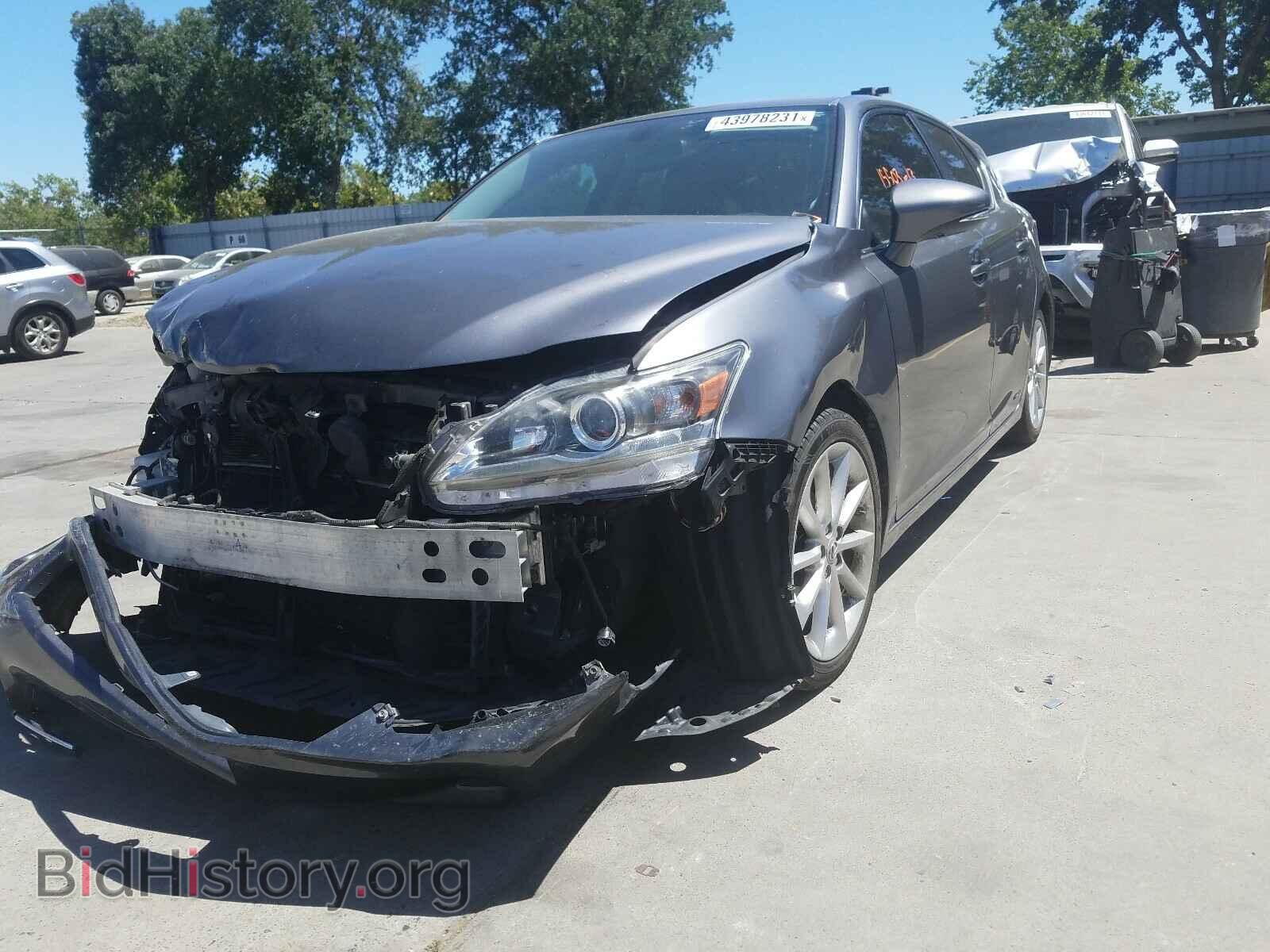2013 LEXUS CT 200 - VIN: JTHKD5BH0D2136876 - Фото 2