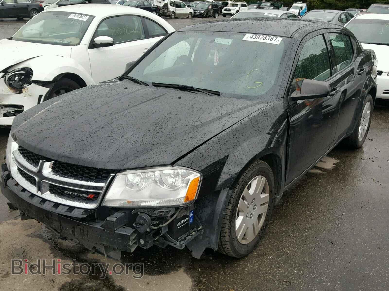 2014 DODGE AVENGER - VIN: 1C3CDZAB0EN219125 - Фото 2
