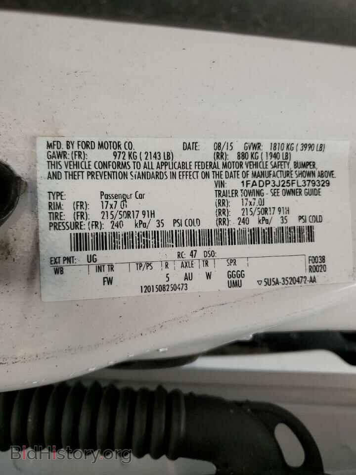 2015 FORD FOCUS - VIN: 1FADP3J25FL379329 - Фото 13