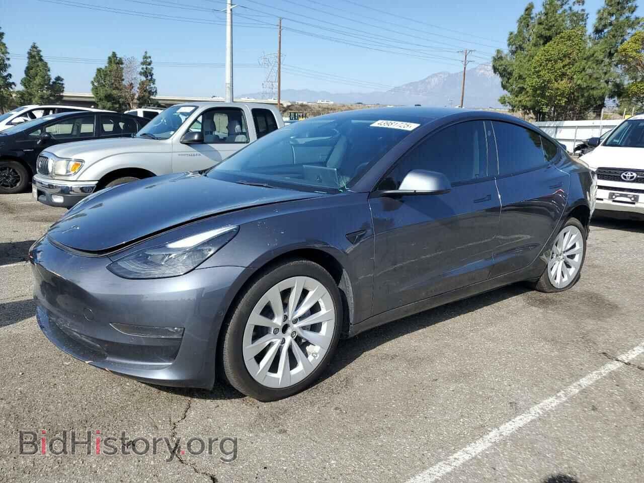 Photo 5YJ3E1EA8NF122152 - TESLA MODEL 3 2022