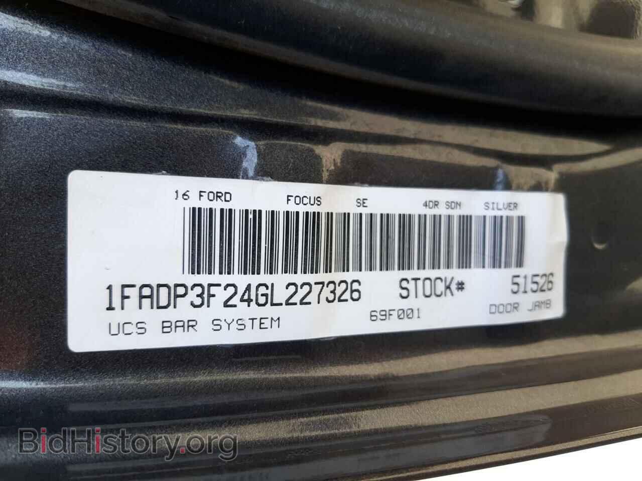 2016 FORD FOCUS - VIN: 1FADP3F24GL227326 - Фото 10