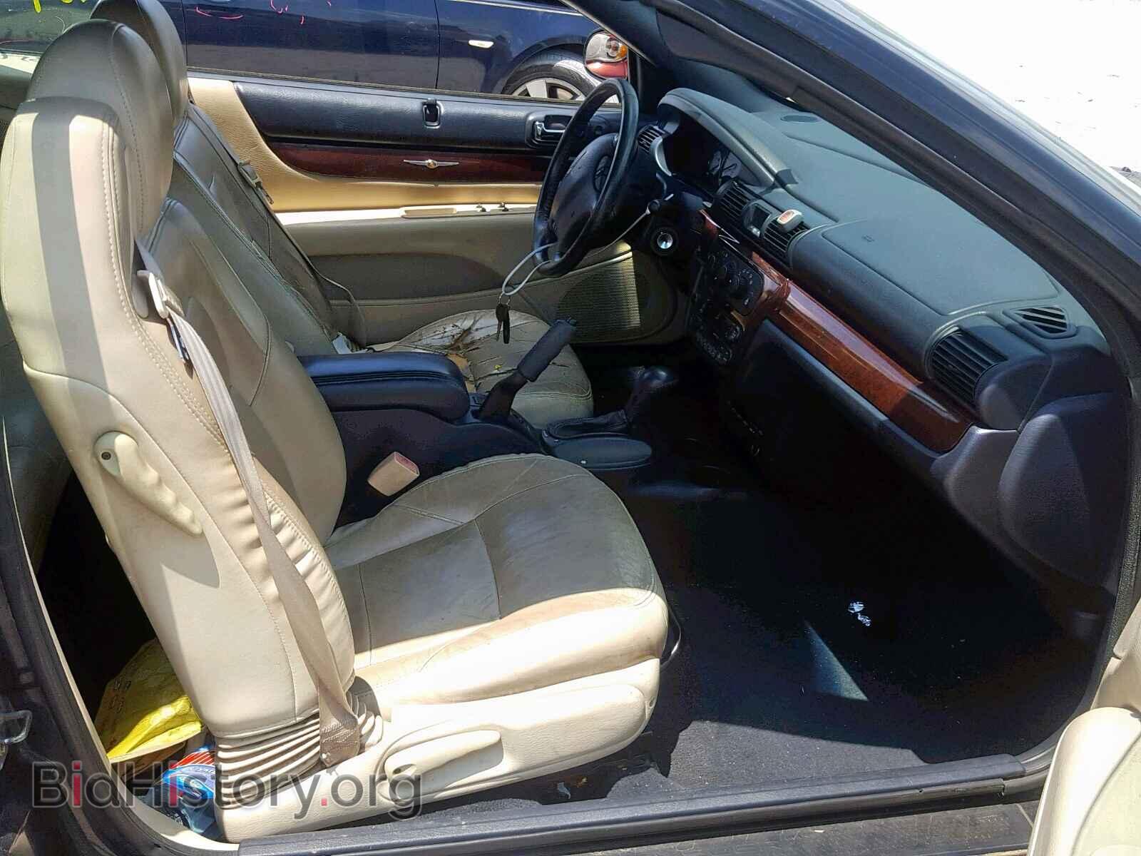 2002 CHRYSLER SEBRING - VIN: 1C3EL65R32N341829 - Фото 5