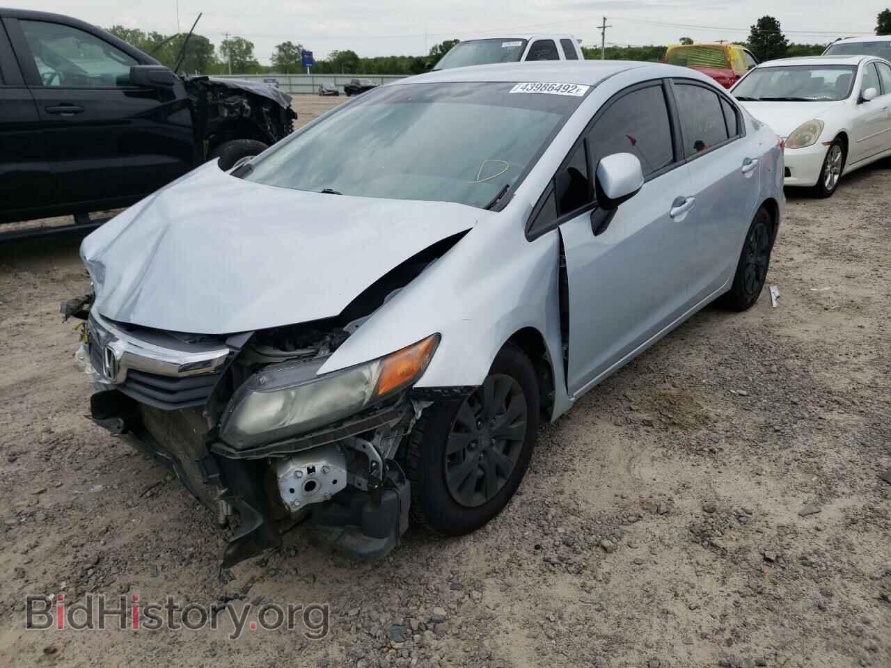 2012 HONDA CIVIC - VIN: 2HGFB2F54CH534252 - Фото 2