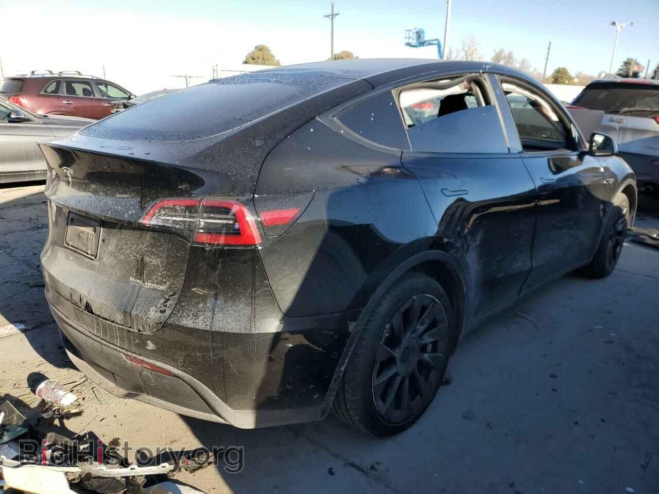 2022 TESLA MODEL Y - VIN: 7SAYGDEEXNF340147 - Фото 3