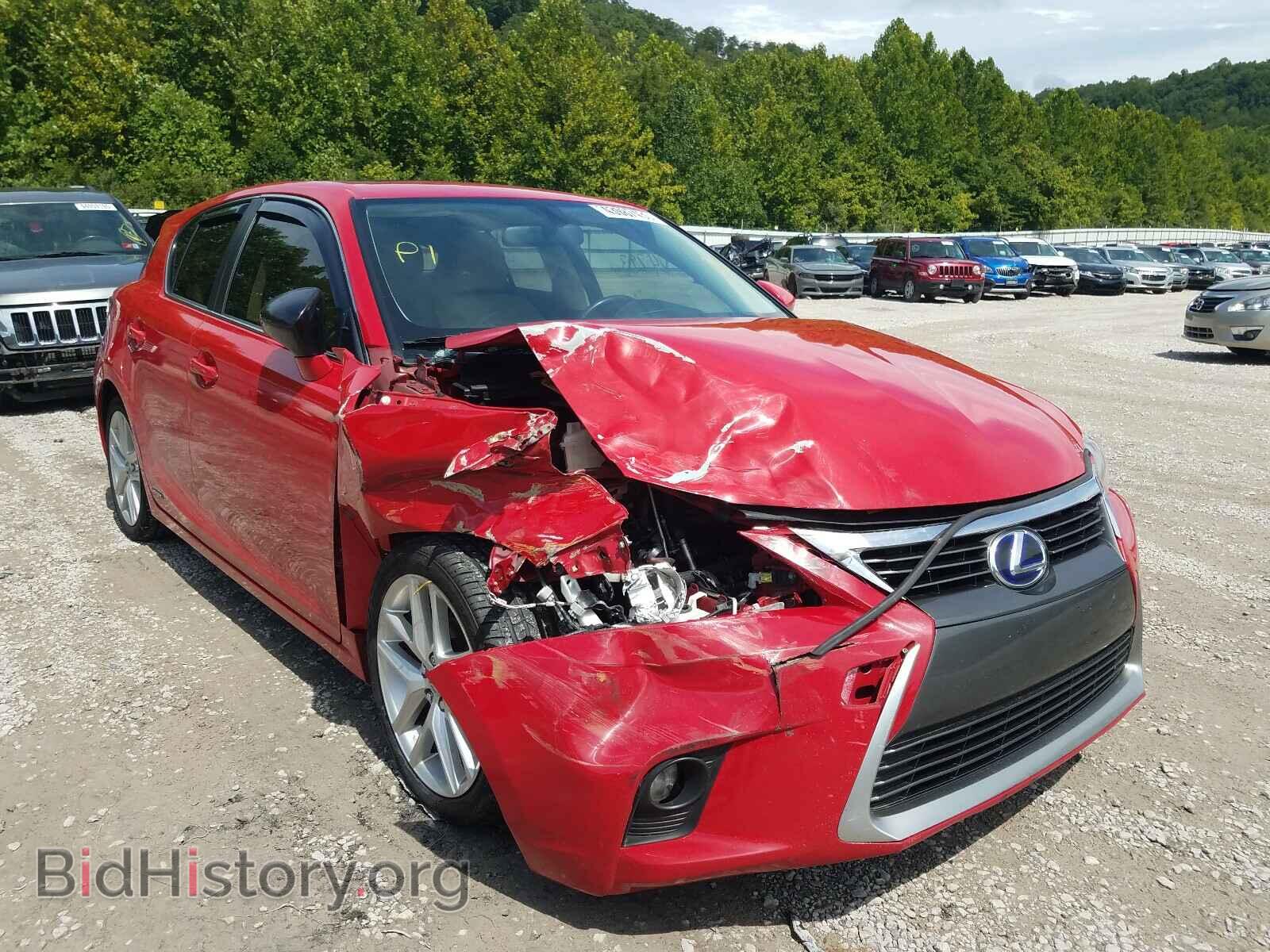 Фотография JTHKD5BH0E2208273 - LEXUS CT 200 2014