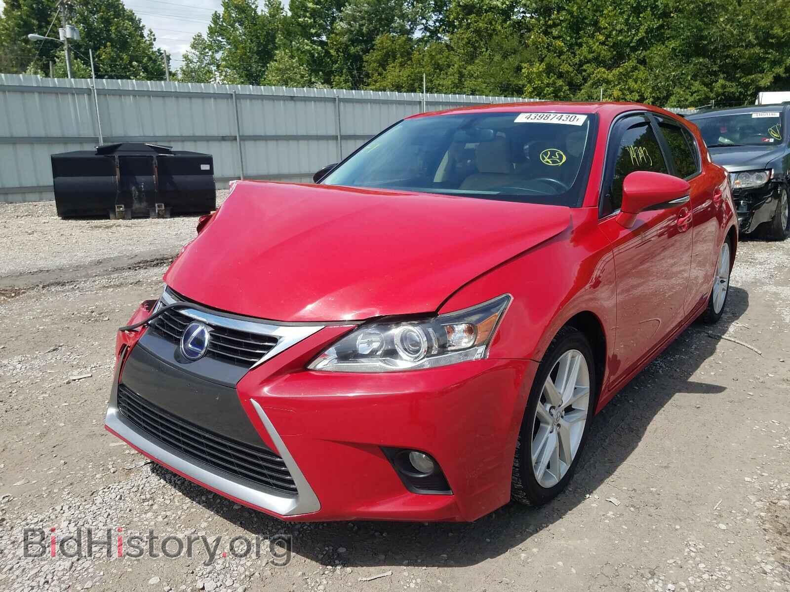2014 LEXUS CT 200 - VIN: JTHKD5BH0E2208273 - Фото 2