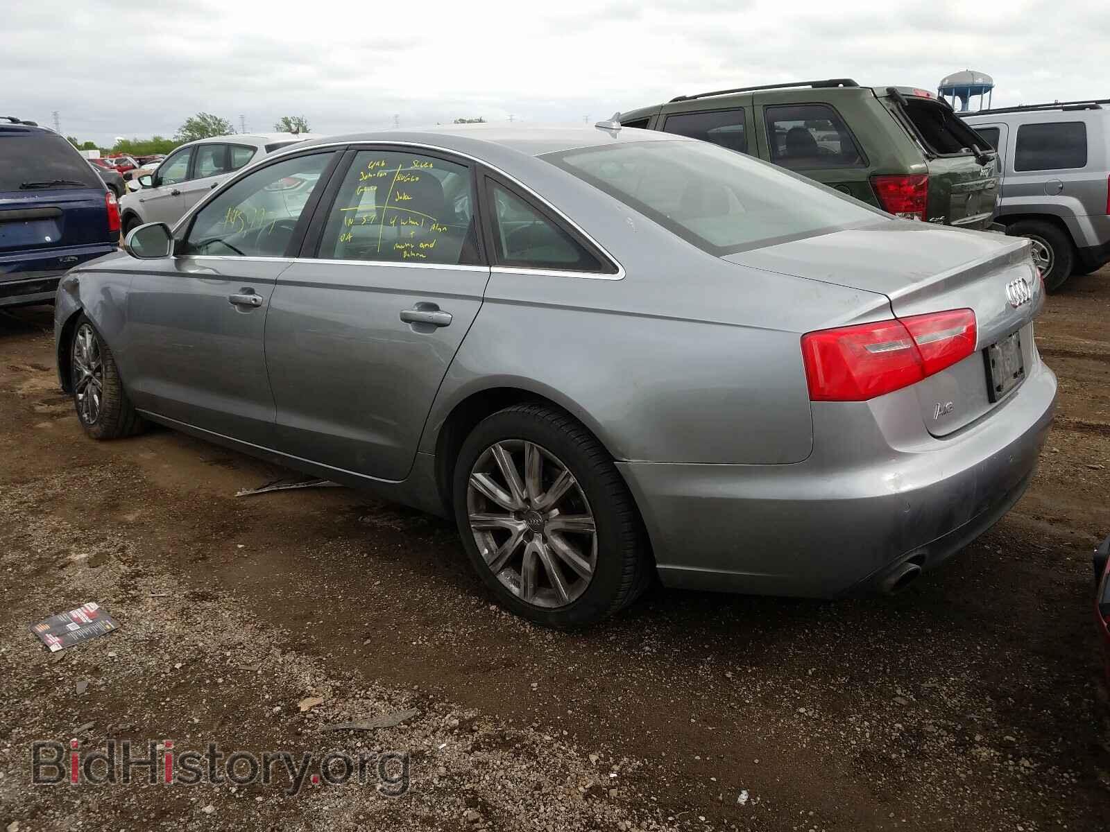 2013 AUDI A6 - VIN: WAUGFAFC5DN016138 - Фото 3