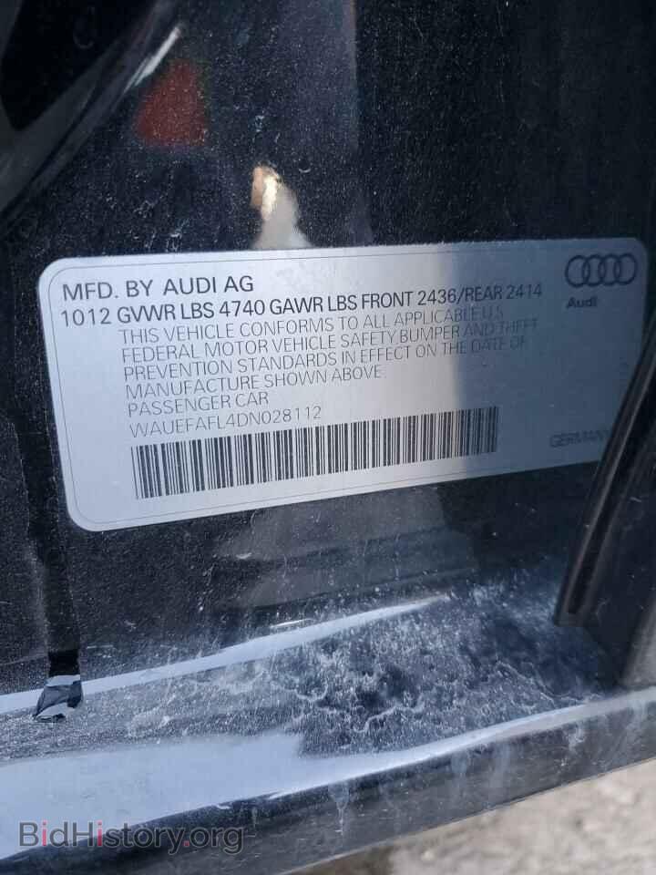2013 AUDI A4 - VIN: WAUEFAFL4DN028112 - Фото 13