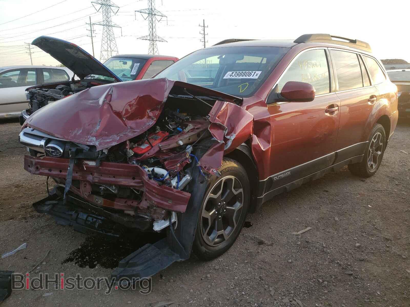 2014 SUBARU OUTBACK - VIN: 4S4BRCCC7E3313828 - Фото 2