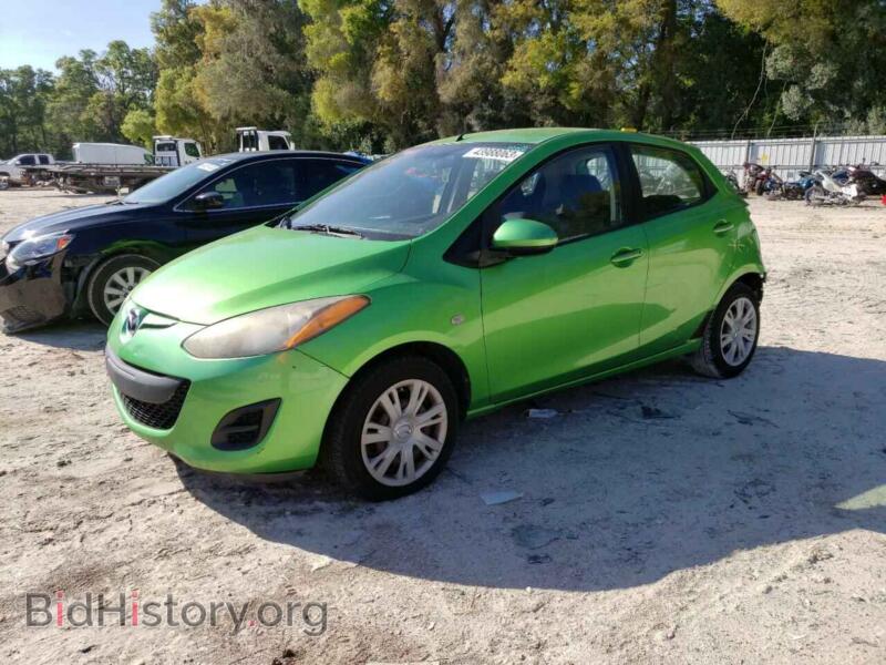 2013 Mazda 2 MAZDA2 (VIN JM1DE1KY2D0162262) — фото 1 из 12, Copart, повреждение: задняя часть
