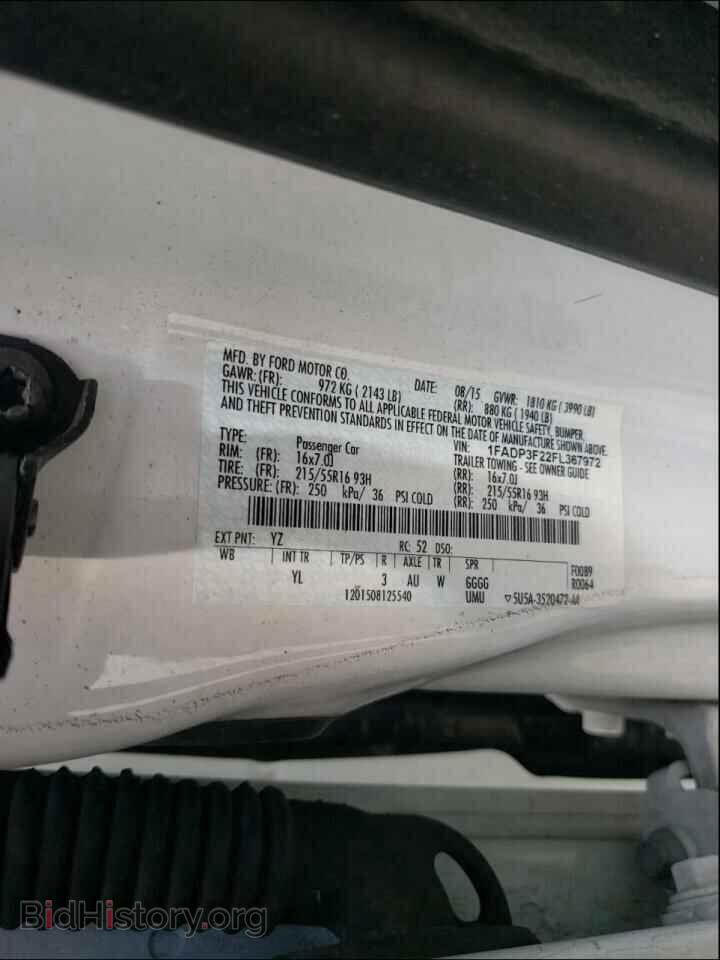 2015 FORD FOCUS - VIN: 1FADP3F22FL367972 - Фото 10
