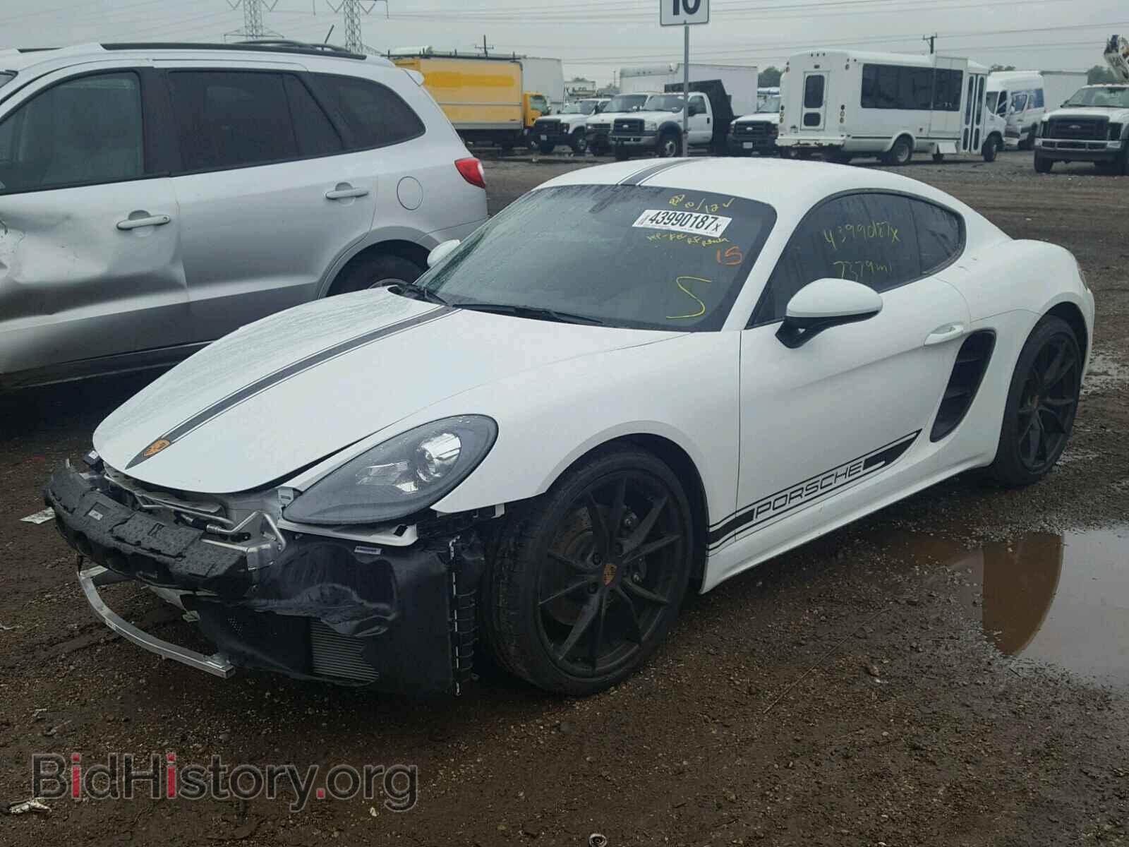 2017 PORSCHE CAYMAN - VIN: WP0AA2A84HS270530 - Фото 2