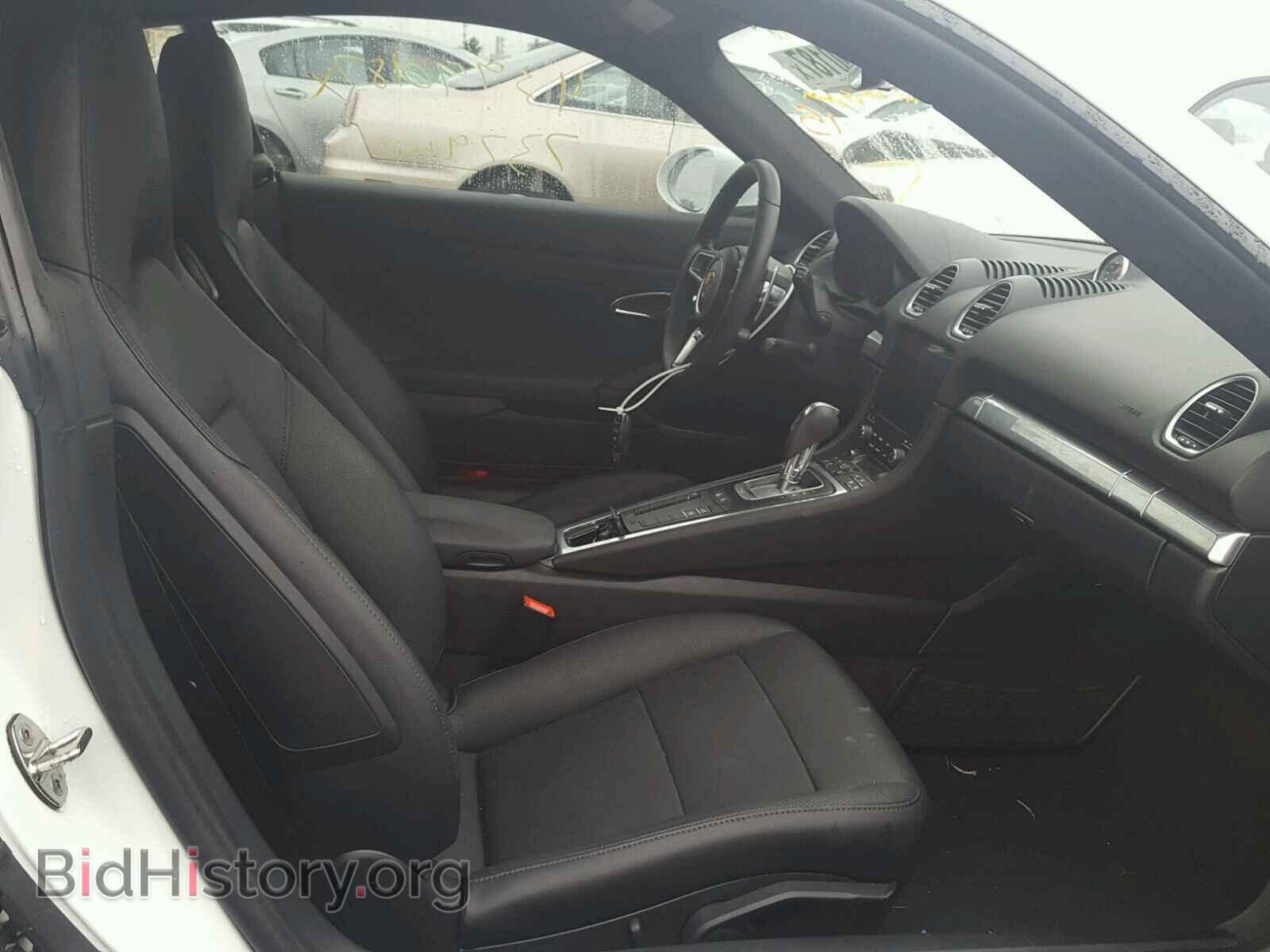 2017 PORSCHE CAYMAN - VIN: WP0AA2A84HS270530 - Фото 5