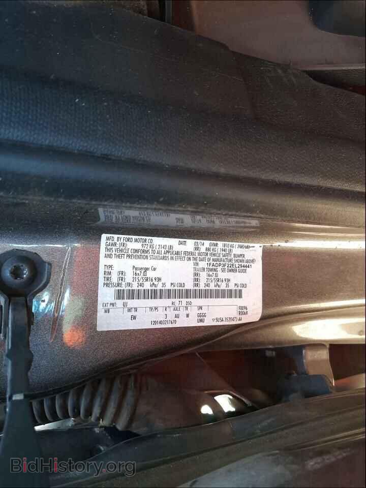 2014 FORD FOCUS - VIN: 1FADP3F22EL294441 - Photo 10