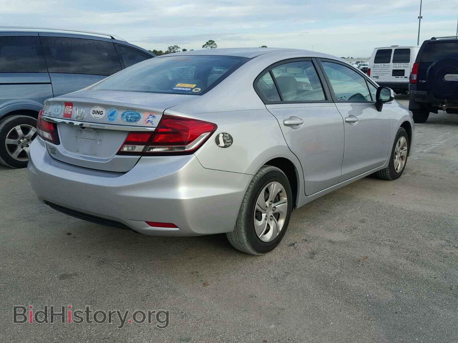 2013 HONDA CIVIC - VIN: 2HGFB2F53DH554090 - Фото 4