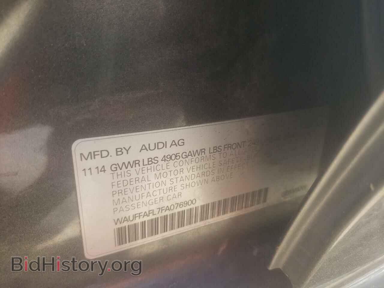 2015 AUDI A4 - VIN: WAUFFAFL7FA076900 - Фото 10