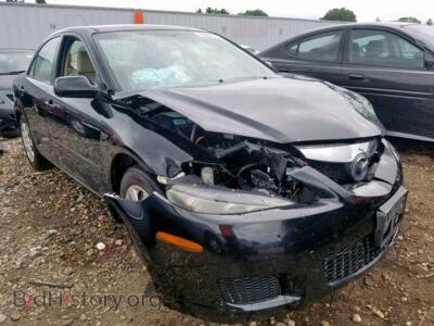 2006 Mazda 6 6 I, черный — VIN 1YVFP80C265M60264, Copart