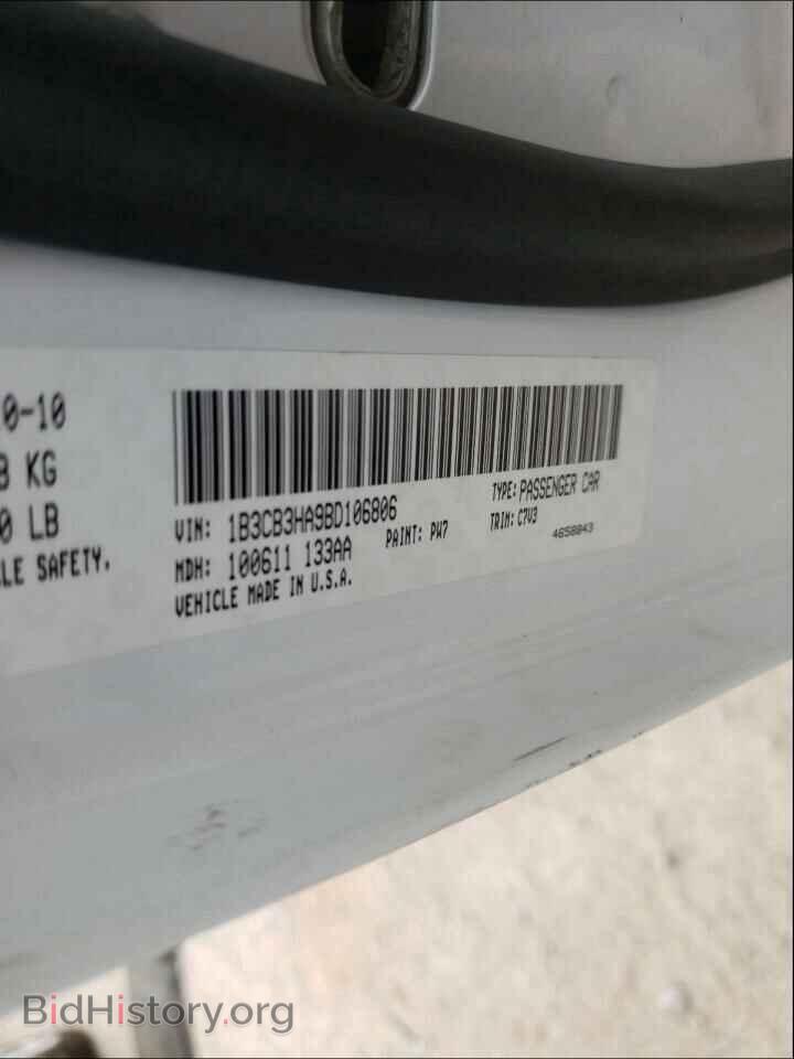 2011 DODGE CALIBER - VIN: 1B3CB3HA9BD106806 - Photo 10