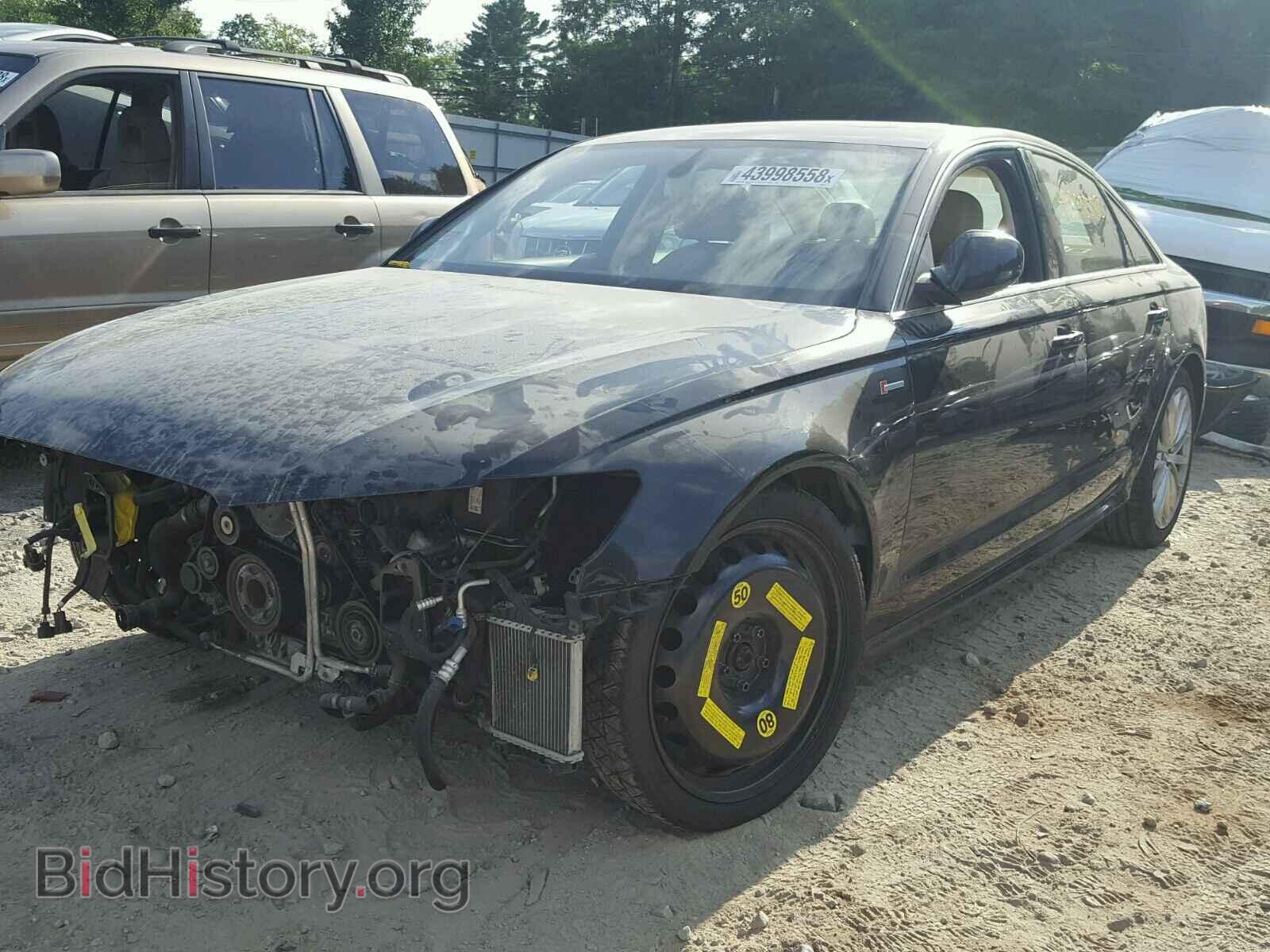 2012 AUDI A6 - VIN: WAUBGAFC7CN003073 - Фото 2
