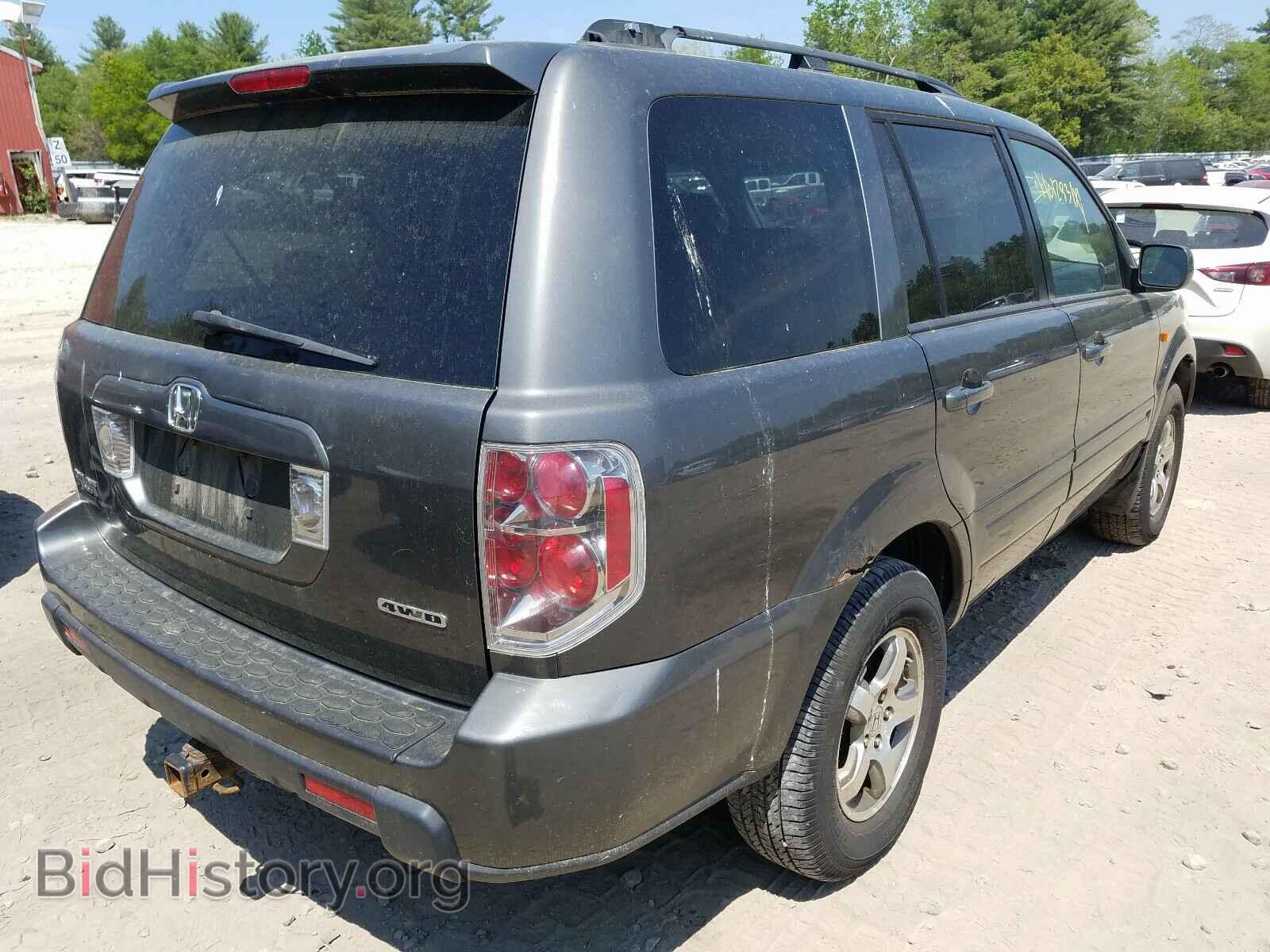 2007 HONDA PILOT - VIN: 2HKYF18517H510782 - Фото 4