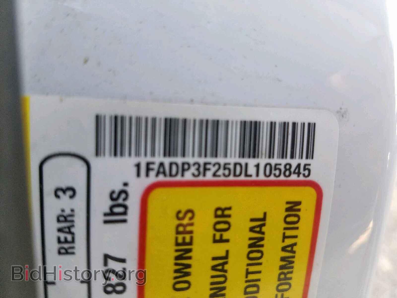 2013 FORD FOCUS SE - VIN: 1FADP3F25DL105845 - Фото 10