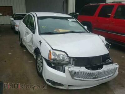2012 Mitsubishi GALANT Galant FE, белый — VIN 4A32B2FF7CE015481, Copart
