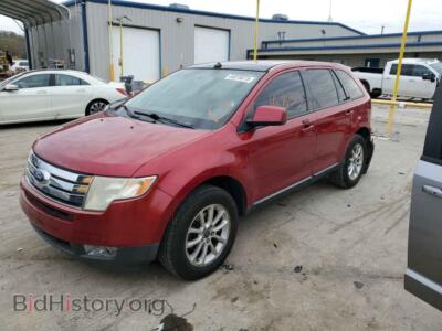 2009 Ford EDGE Edge SEL, бордовый — VIN 2FMDK38C09BA66745, Copart